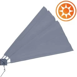Balkonfächer Anthrazit 140x140cm Klappbar -Gartenmöbel Und Dekoration Geschäft c0f6af936fdc7e69f446da5580550ecd de 104406d 1 1