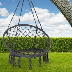 Hängesessel Grau Ø61cm Rund Mit Fransen -Gartenmöbel Und Dekoration Geschäft c129e786447b03c4bc74af9d882f0207 de 107497d 5 1
