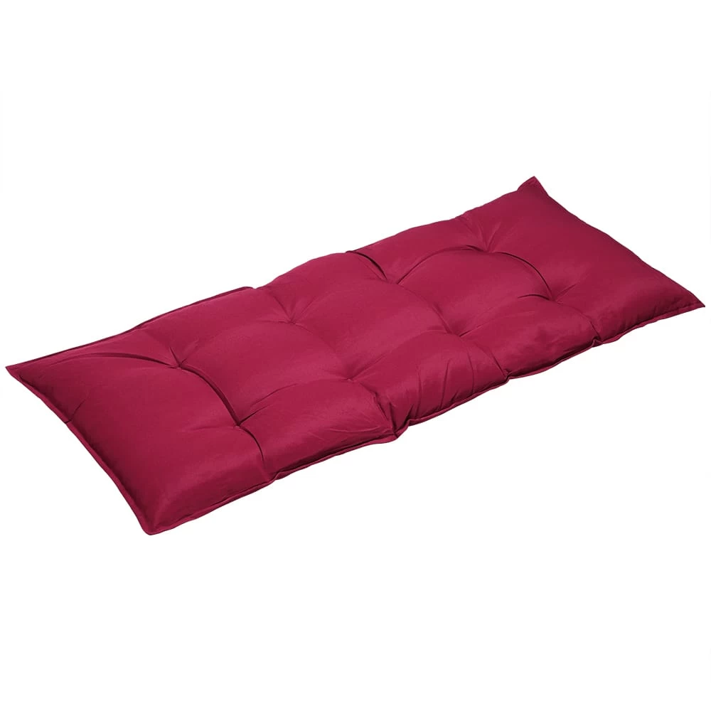 Bankauflage Dunkelrot 110x50x8cm 6 Bankauflage Dunkelrot 110x50x8cm – Bild 4