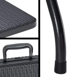 Gartentisch Schwarz Rattan-Look 180x75x73cm Klappbar 15 Gartentisch Schwarz Rattan-Look 180x75x73cm Klappbar -Gartenmöbel Und Dekoration Geschäft c254dba191390f4886f0653b11e24145 de 107144d 7 1