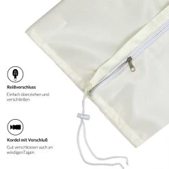 Abdeckung Ampelschirm Sonnenschirm Beige 3,5m -Gartenmöbel Und Dekoration Geschäft c2a929f902ceeb0ebbbab7d758522b84 de 102716d 6 1