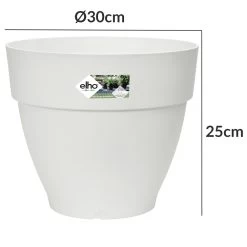 Elho Blumentopf Weiß 30x25cm 11,3L -Gartenmöbel Und Dekoration Geschäft c430f8fc4f874dd8e0759c158b0f9f95 de 193670d 1 1