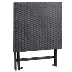Polyrattan Klapphocker Rom 3in1 Schwarz -Gartenmöbel Und Dekoration Geschäft c661cee6fb63fcc5e6e143f22bd51a89 de 108666d 6 1