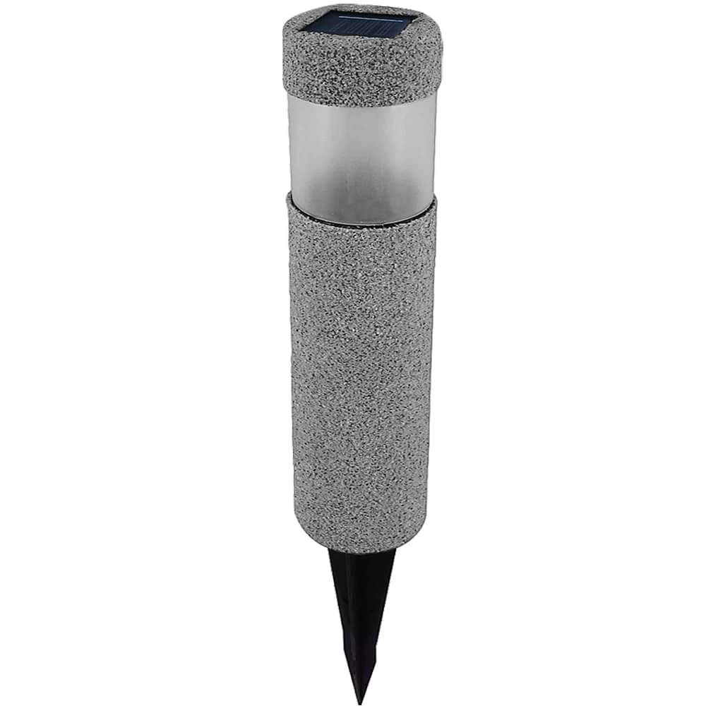 LED Solarleuchte 12er-Set Steinoptik 6 LED Solarleuchte 12er-Set Steinoptik – Bild 4