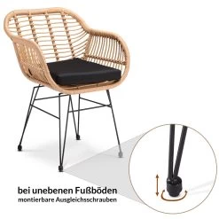 Polyrattan Korbsessel 2er-Set Natur -Gartenmöbel Und Dekoration Geschäft c9364c6fb79ff90cdfdf06a069ef5d7f de 108738d 1 1