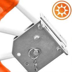 Balkonfächer 2er-Set Orange 140x140cm Klappbar -Gartenmöbel Und Dekoration Geschäft cba1630315421cb3cf61ee71392c3beb de 101456d 3