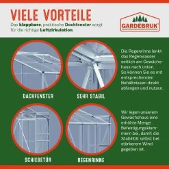 Alu Beistellgewächshaus 190x122x202cm Mit Fundament -Gartenmöbel Und Dekoration Geschäft cd5e71a1984fa6d59b787adcd6fa0523 05 991464 on dts web low de 1