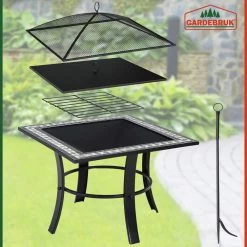 Feuerstelle Mosaik Runedak 76x76cm -Gartenmöbel Und Dekoration Geschäft ce859be7ab92b0173c691608e30d1a2c de 107790d 18