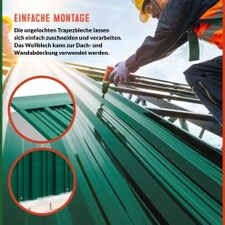 Trapezblech 14er-Set Grün 110x46cm -Gartenmöbel Und Dekoration Geschäft cf787234a5d20f97577e0892bf7e7064 04 109613 on dts amz high de 1