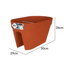 Elho Blumentopf Terrakotta 50x26x29cm -Gartenmöbel Und Dekoration Geschäft d04a440f5a26184c23e95dda06abd88b de 193640d 2 1