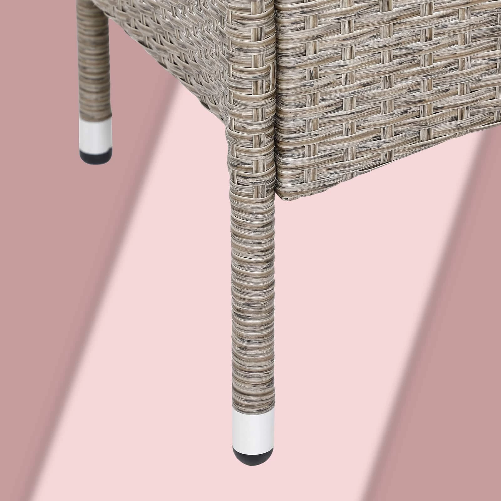 Polyrattan Kino Bank Creme 143x55x88cm 10 Polyrattan Kino Bank Creme 143x55x88cm – Bild 8