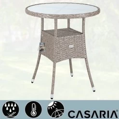 Polyrattan Tisch Creme Ø60cm 15 Polyrattan Tisch Creme Ø60cm -Gartenmöbel Und Dekoration Geschäft d12660c2cfbbdb63b8342ce15604dd7d de 107999d 6 1