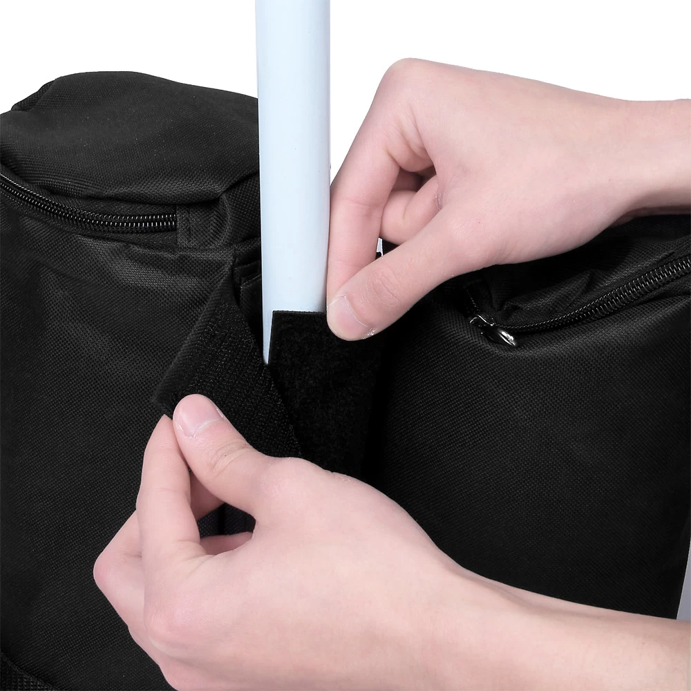 Pavillon Standsicherung 4er-Set Schwarz 5 Pavillon Standsicherung 4er-Set Schwarz – Bild 3