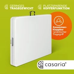 Gartentisch Weiß Kunststoff 220x70x72cm Klappbar -Gartenmöbel Und Dekoration Geschäft d1e0266b94b91a97d4d9557c5706f92a 06 107733 on dts amz high de 1