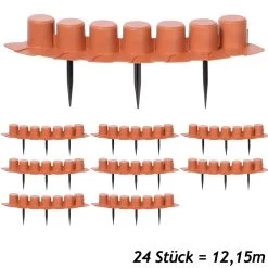 Beeteinfassung 3er-Set Terrakotta 12,15m 9 Beeteinfassung 3er-Set Terrakotta 12,15m -Gartenmöbel Und Dekoration Geschäft d1e118b93a587a3bde59ba4006aee138 a de 994474g 1