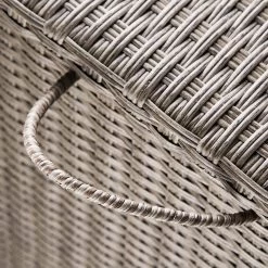 Polyrattan Auflagenbox Creme 122x56x61cm Rollen -Gartenmöbel Und Dekoration Geschäft d292957b01f1cb3f108d6c620935ce26 de 106707d 5