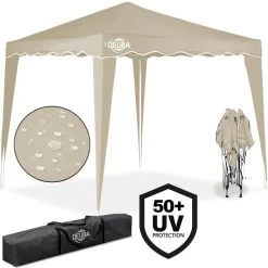 Faltpavillon Capri Beige 3x3m Inkl. 4 Seitenwände -Gartenmöbel Und Dekoration Geschäft d3df33e9570b27710e67f2edf8dc8dd7 a de 105734g