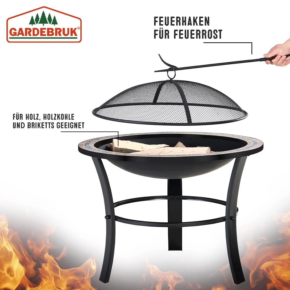 Feuerstelle Fuego Mosaik Rund 5 Feuerstelle Fuego Mosaik Rund – Bild 3