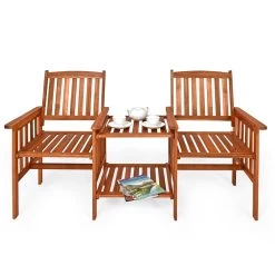 Gartenbank Akazienholz Mit Tisch 164x63x91cm -Gartenmöbel Und Dekoration Geschäft d6ef26ace31d5d46e3312703b628d445 de 103759d 1