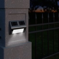 LED Solar-Wandleuchte 2er-Set Edelstahl -Gartenmöbel Und Dekoration Geschäft d739e08c4e86e8600edf85c457289f3d de 101594d 12 1