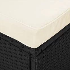 Polyrattan Sonnenliege Schwarz/Creme 195x60x39/145cm 13 Polyrattan Sonnenliege Schwarz/Creme 195x60x39/145cm -Gartenmöbel Und Dekoration Geschäft d7ec78751b00fab176bb718643b6db00 de 992875d 9