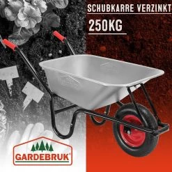 Schubkarre Verzinkt 250kg Mit Luftbereifung 18 Schubkarre Verzinkt 250kg Mit Luftbereifung -Gartenmöbel Und Dekoration Geschäft d8fe6ce1aec3349721a091e4708a266e de 108751d 34 1