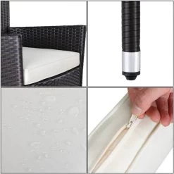 Polyrattan Gartenstuhl 4er-Set Braun/Creme Stapelbar 14 Polyrattan Gartenstuhl 4er-Set Braun/Creme Stapelbar -Gartenmöbel Und Dekoration Geschäft da44296dc33586c15de864f6e8f18339 de 109138d 11 1