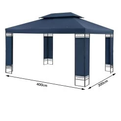 Pavillon Elda Blau XXL 3x4m -Gartenmöbel Und Dekoration Geschäft dbe427f2df159d65c8edd6b9d2502af1 de 994670d 1 1