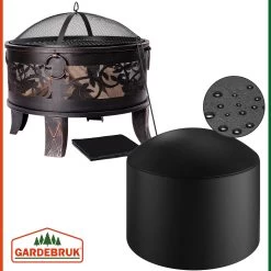 Feuerschale Stahl Ø66cm Antiklook -Gartenmöbel Und Dekoration Geschäft e1bc6b4818db48838eb694aea99200f5 de 107447d 8