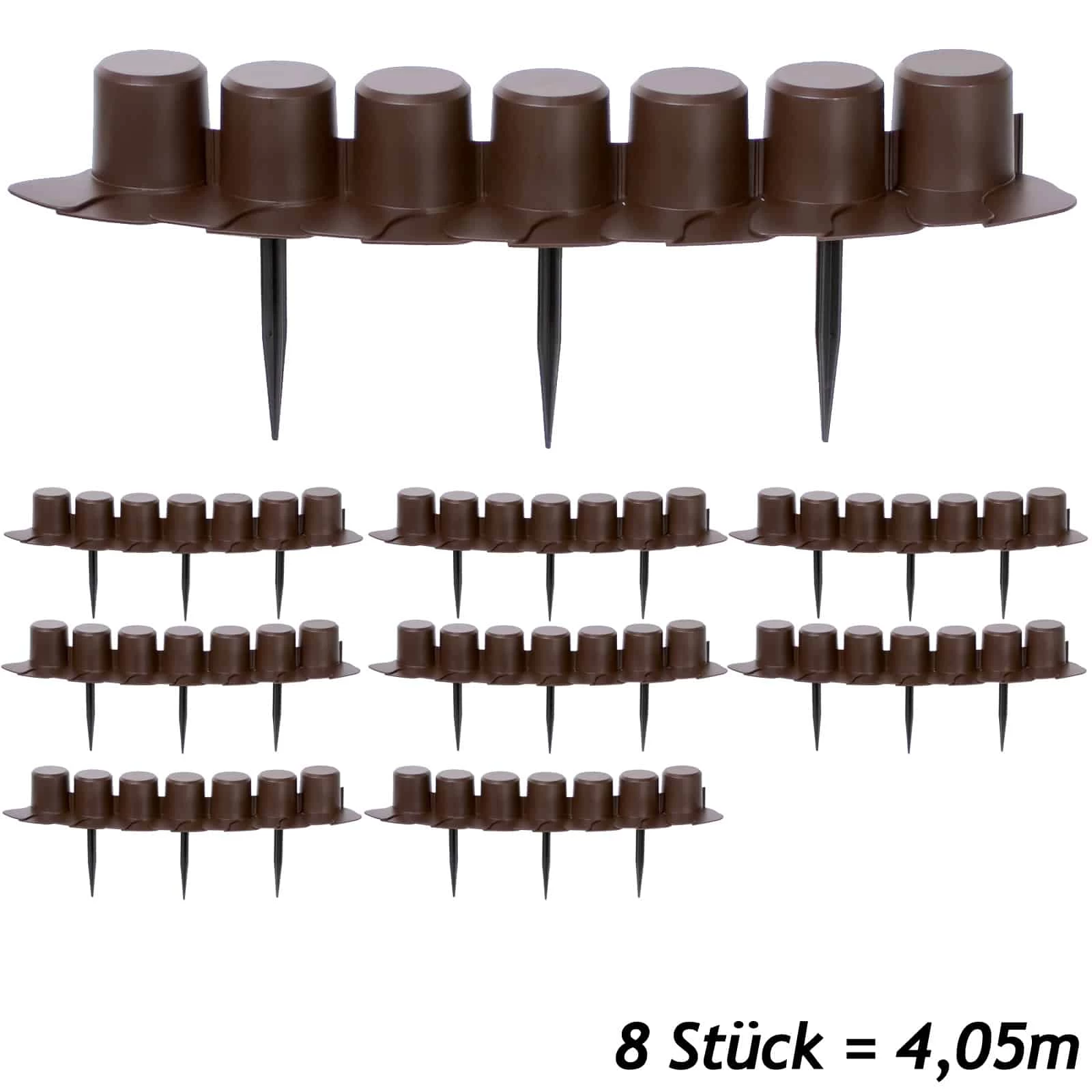 Beeteinfassung Braun 4,05m 6 Beeteinfassung Braun 4,05m – Bild 4