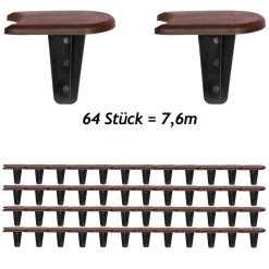 Beeteinfassung 2er-Set Braun 7,6m 11 Beeteinfassung 2er-Set Braun 7,6m -Gartenmöbel Und Dekoration Geschäft e29d249819af48ed207604db969ea38f a de 993000g 1