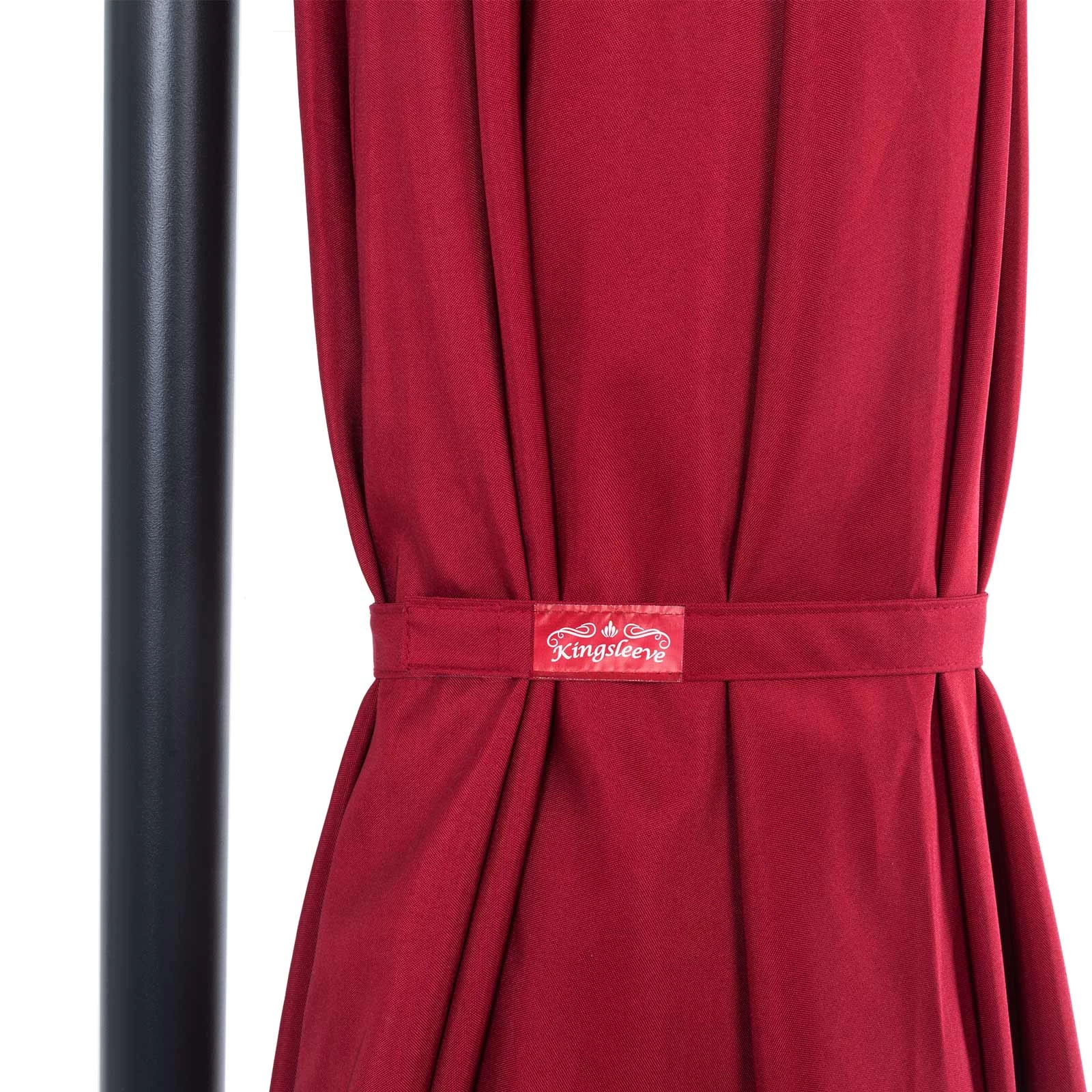 Ampelschirm Rot Alu Ø300cm UV-Schutz 50+ + Abdeckung 5 Ampelschirm Rot Alu Ø300cm UV-Schutz 50+ + Abdeckung – Bild 3