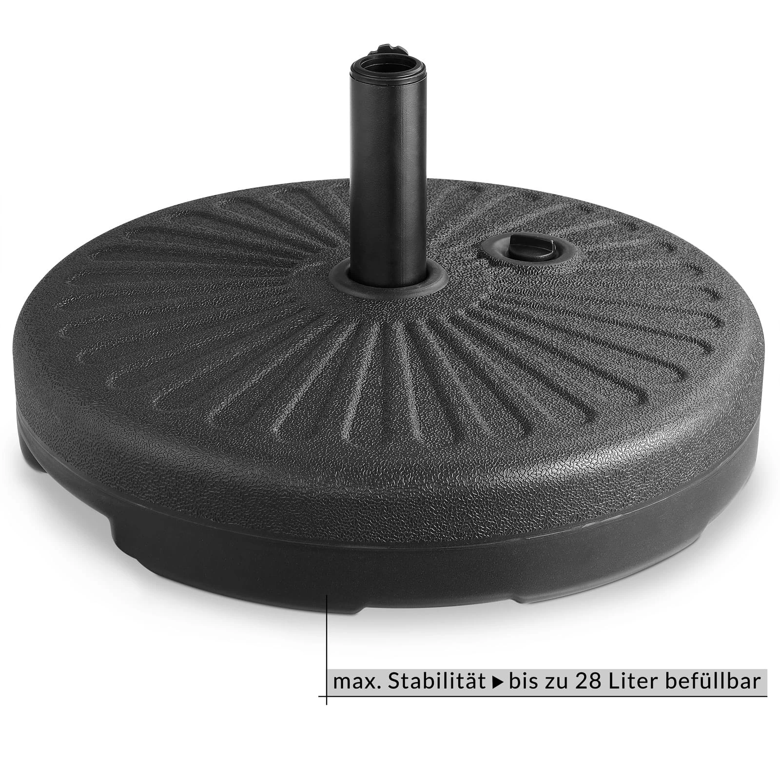 Schirmständer Anthrazit Ø57cm 8 Schirmständer Anthrazit Ø57cm – Bild 6