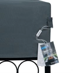 Pavillon Lorca Anthrazit 3x3m -Gartenmöbel Und Dekoration Geschäft e50012aa6b7191c7066bfde25569497a de 108722d 7 1