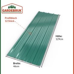 Trapezblech 12er-Set Grün 129x46cm Gelocht 17 Trapezblech 12er-Set Grün 129x46cm Gelocht -Gartenmöbel Und Dekoration Geschäft e5b1155fd1f668d3f0b21da7bcbae2e1 de 101918d 14 1 1