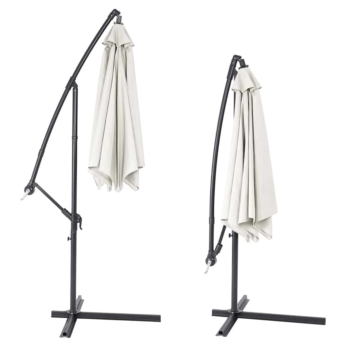 Ampelschirm Creme Alu Ø300cm UV-Schutz 50+ 11 Ampelschirm Creme Alu Ø300cm UV-Schutz 50+ – Bild 9