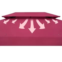 Pavillon Elda Bordeauxviolett XXL 3x4m 12 Pavillon Elda Bordeauxviolett XXL 3x4m -Gartenmöbel Und Dekoration Geschäft e651fe4f50f67683fa5be4f287ef3814 de 994671d 2 1