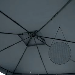 Pavillon Lorca Anthrazit 3x3m -Gartenmöbel Und Dekoration Geschäft e76738e7df78efdd6bdb9703314dab2f de 108722d 3 1