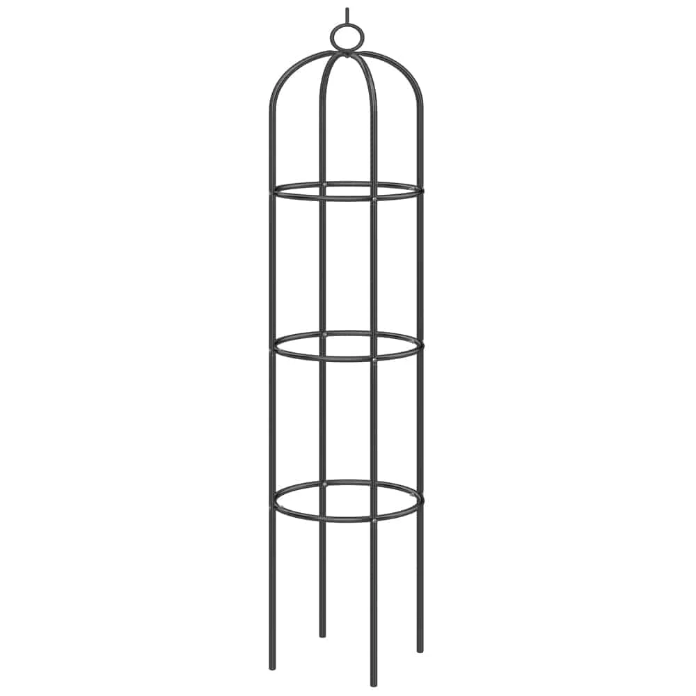 Rosensäule Schwarz 200x40cm 5 Rosensäule Schwarz 200x40cm – Bild 3