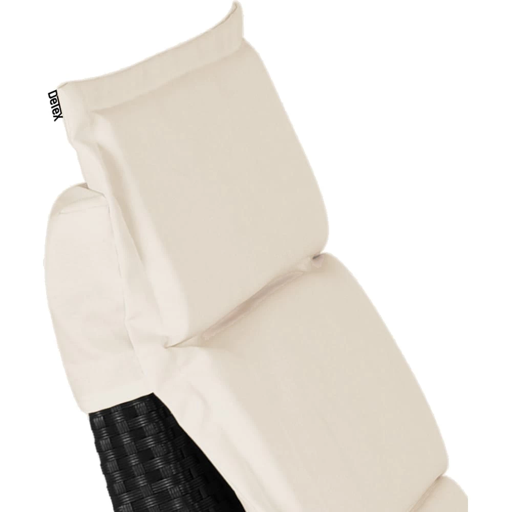 Polyrattan-Sonnenliege Halbmond Schwarz Klappbar 10 Polyrattan-Sonnenliege Halbmond Schwarz Klappbar – Bild 8