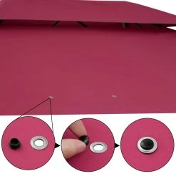 Pavillon Topas Bordeauxviolett 3x4m UV-Schutz 50+ -Gartenmöbel Und Dekoration Geschäft e9a5becb6bf1c2ba02b8861d1b3b03a4 de 994679d 5 1