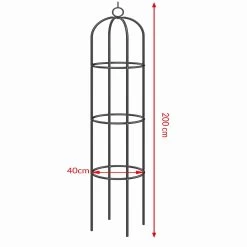 Rosensäule Schwarz 200x40cm 19 Rosensäule Schwarz 200x40cm -Gartenmöbel Und Dekoration Geschäft e9d64b150523600a2be49c50383b1f2a de 101491d 19 1