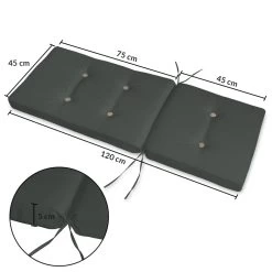 Stuhlauflage 6er-Set Anthrazit Für Hochlehner Vanamo -Gartenmöbel Und Dekoration Geschäft ec0537f9f1fbcfd284d713485442eee4 de 101949d 4