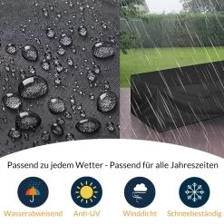 Abdeckung Sitzgruppe Anthrazit 308x138x89cm -Gartenmöbel Und Dekoration Geschäft ec80be25ae394ed060a6517b5c41ccb4 de 108652d 9 1