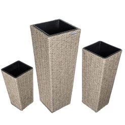 Polyrattan Blumentopf 3er-Set Creme 15 Polyrattan Blumentopf 3er-Set Creme -Gartenmöbel Und Dekoration Geschäft ec89240b94735c271cd8c675fc64a1ab de 106646d 5