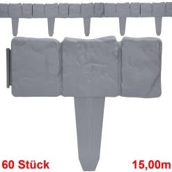 Beeteinfassung 6er-Set Granitoptik 15m -Gartenmöbel Und Dekoration Geschäft ed9e3480d90dacf947040054ac9b8c7e a de 994479g 1