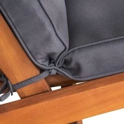 Stuhlauflage 2er-Set Vanamo Grau 118x45x7cm -Gartenmöbel Und Dekoration Geschäft edb2726ac75c15834e9a2713ad1cf725 de 108350d 4 1