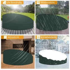 Abdeckung Sonneninsel Grün Ø188cm -Gartenmöbel Und Dekoration Geschäft ee910fe6aab0d369a32fe34ffcbb67f7 de 108871d 6 1