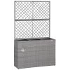 Polyrattan Blumenkasten Mit Rankgitter Grau -Gartenmöbel Und Dekoration Geschäft ef59a4bc39adf44168b2b301959cf938 a de 108645g20 1
