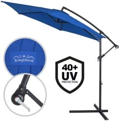 Ampelschirm Blau Alu Ø330cm UV-Schutz 50+ + Abdeckung 13 Ampelschirm Blau Alu Ø330cm UV-Schutz 50+ + Abdeckung -Gartenmöbel Und Dekoration Geschäft efe429ac015bee8238f2d0c56176399b de 104084g 1